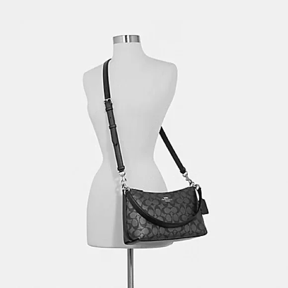 NWT - COACH LEWIS SHOULDER BAG IN SIGNATURE CANVAS - Picture 3 of 5